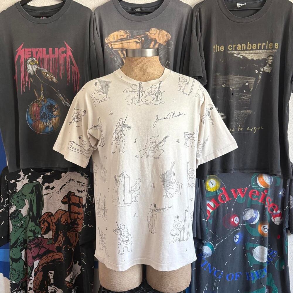 Vintage 1990s Orchestra Art AOP T-shirt